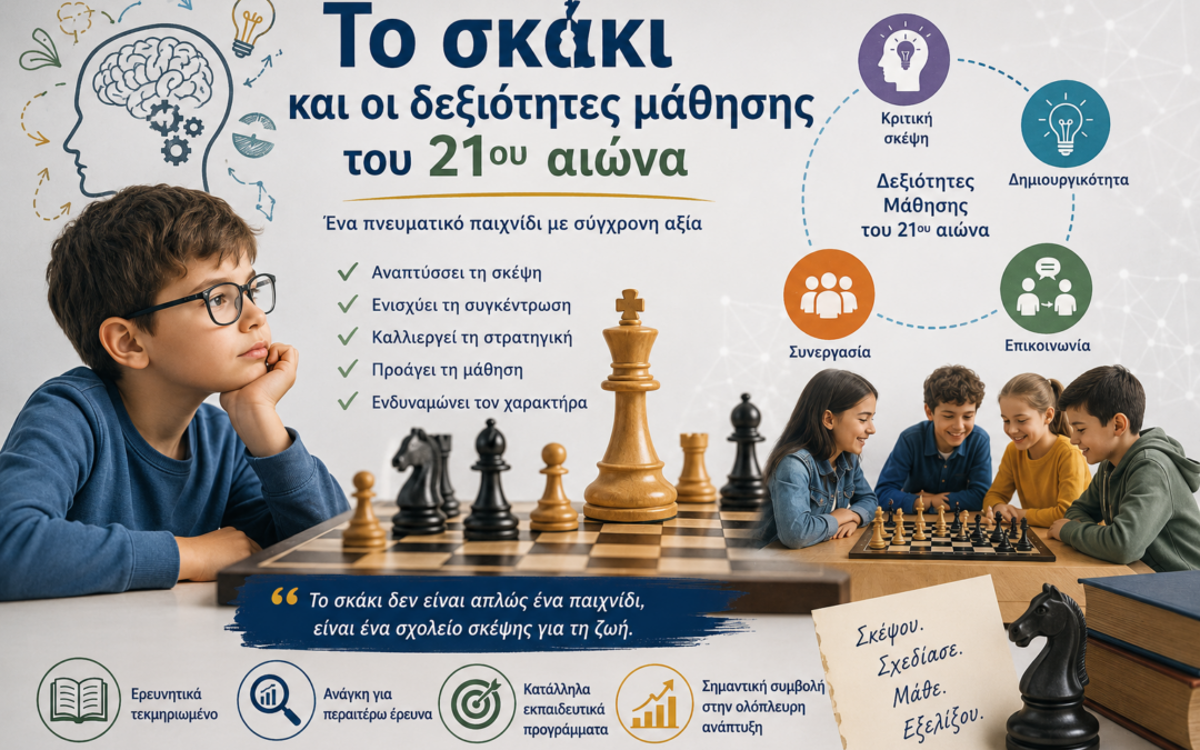 Το σκάκι και οι δεξιότητες μάθησης του 21ου αιώνα