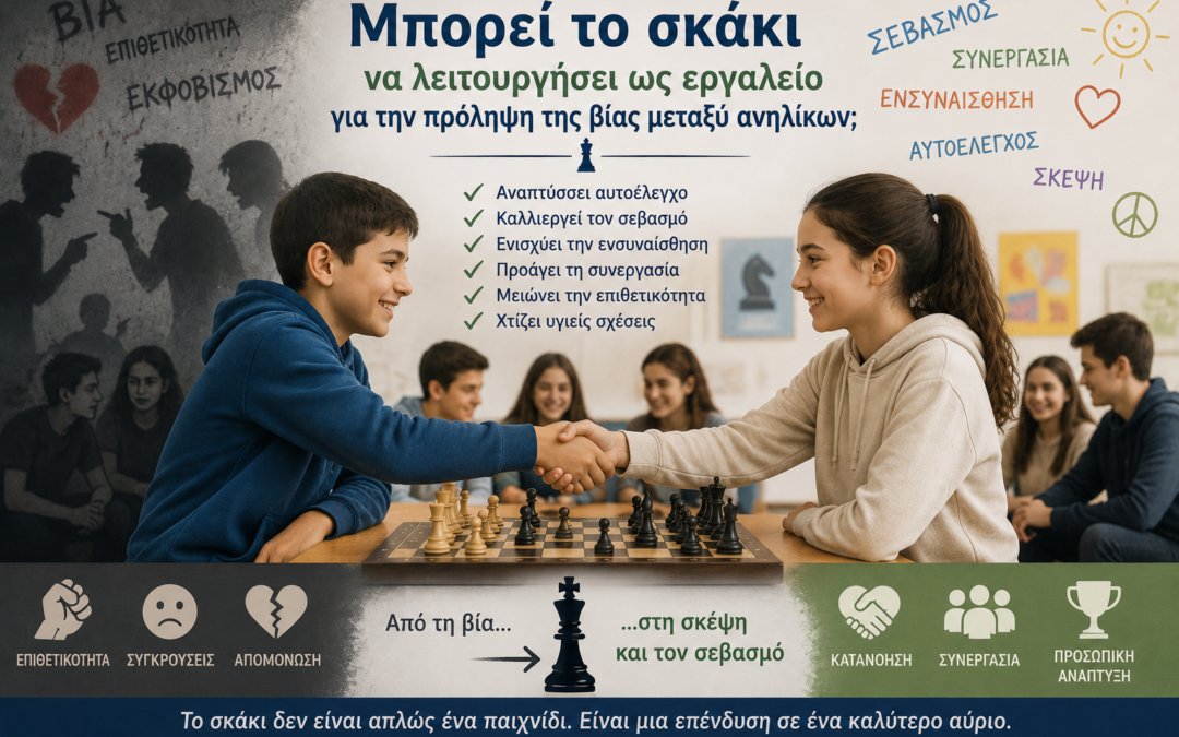 Μπορεί το σκάκι να λειτουργήσει ως εργαλείο για την πρόληψη της βίας μεταξύ ανηλίκων;