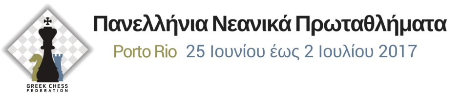 Πανελλήνια Νεανικά Πρωταθλήματα – Porto Rio, 25 Ιουνίου έως 2 Ιουλίου 2017
